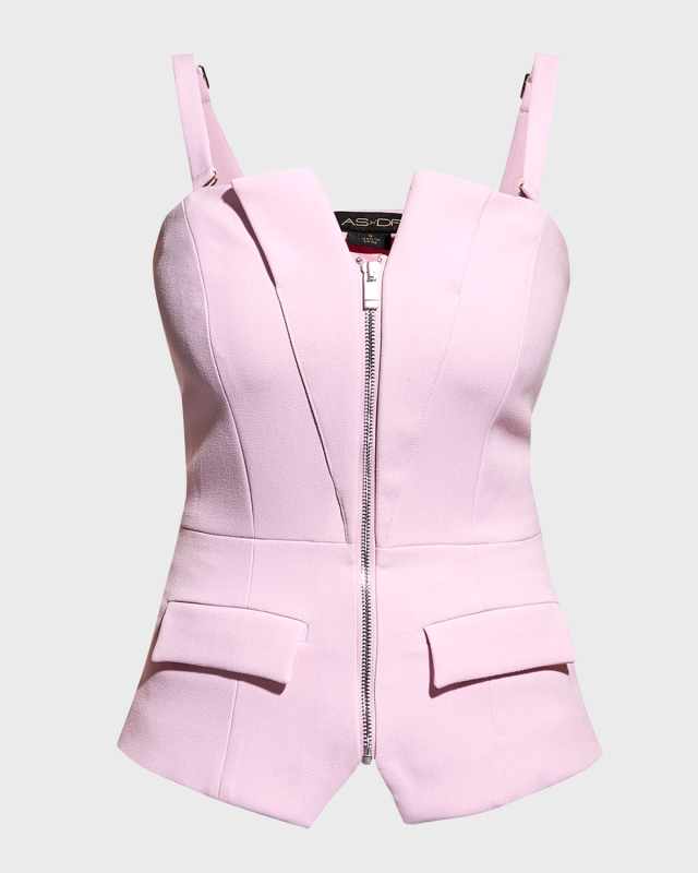 Monica Structured Twill Top